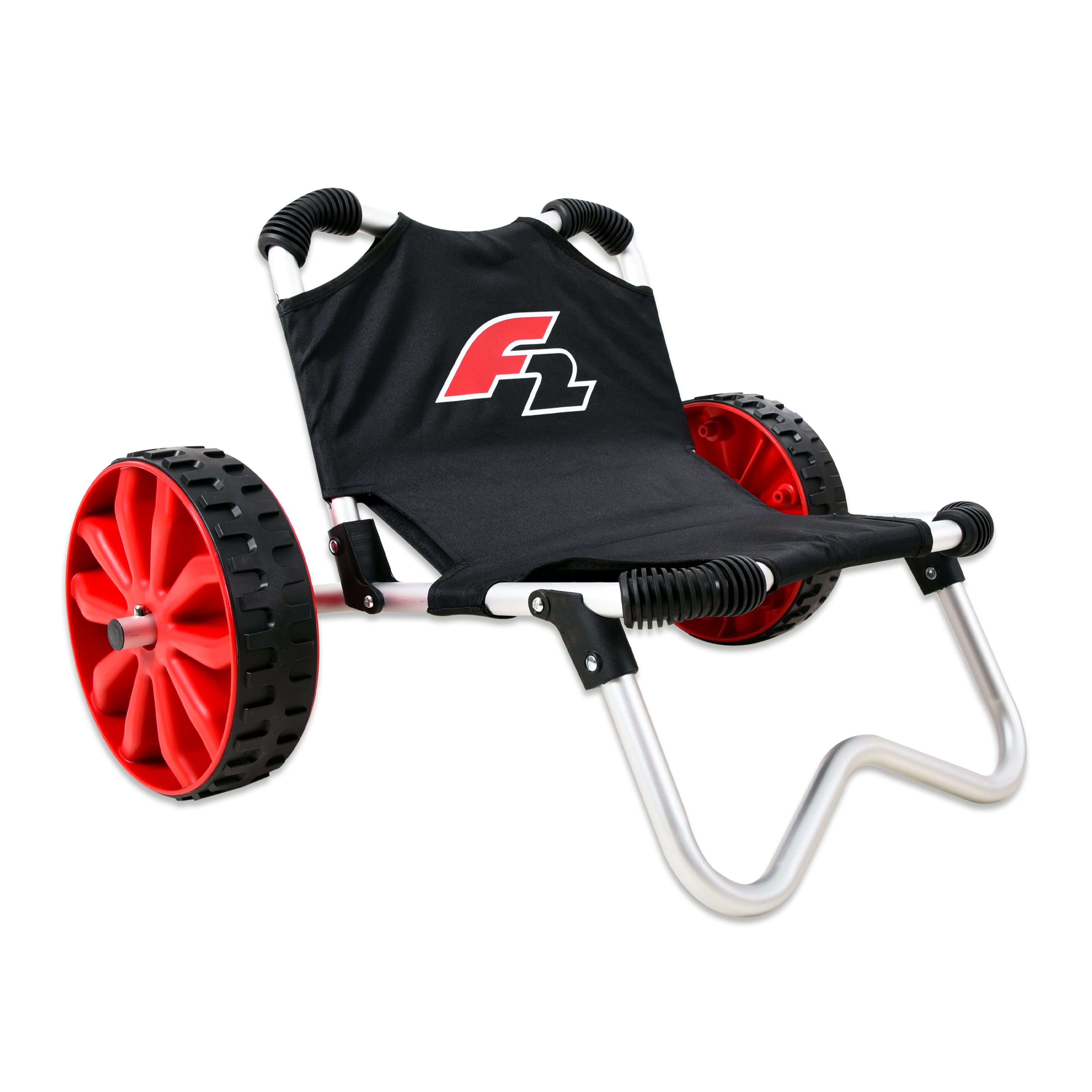 F2 SUP-Transportwagen Beach Buggy, (Packung, 5-St., Transportwagen, 2x Ratschengurte, 2x Räder)