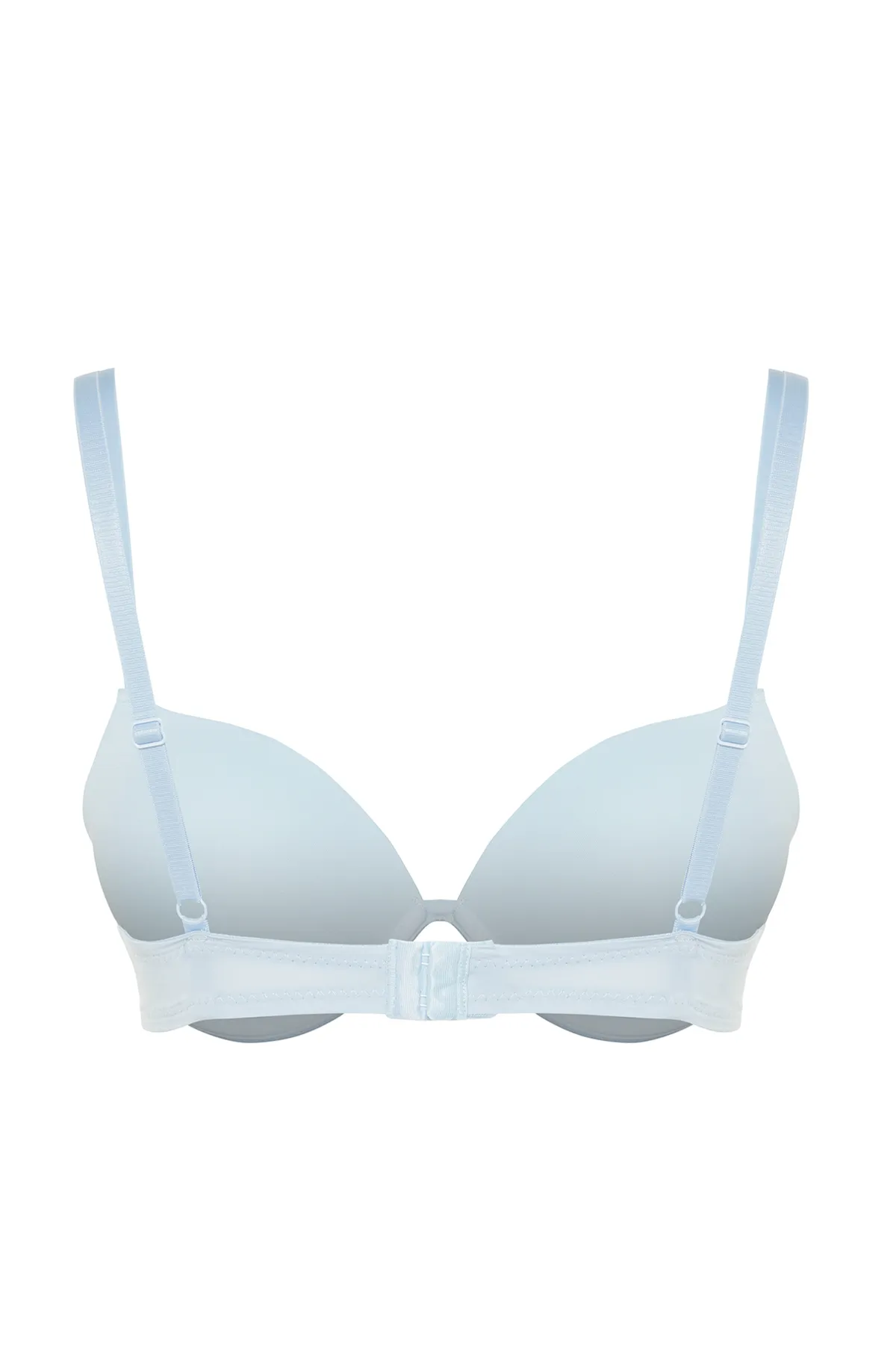 Trendyol Collection  Extra Push-Up T-Shirt-BH Strick-BH mit blauem Seilträger THMAW22SU0004