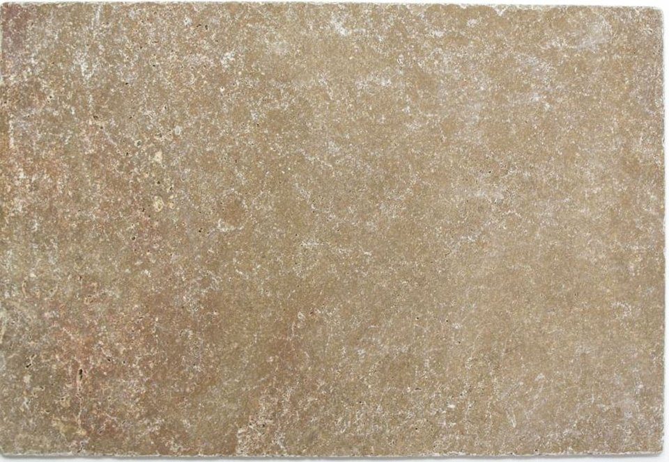Mosani Bodenfliese Fliese Travertin Naturstein Noce walnuss braun Naturstein Antike