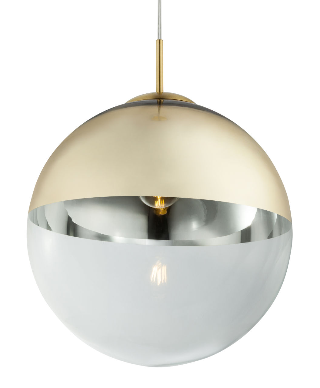 Globo Lighting - VARUS - Hängeleuchte Metall goldfarben, 1x E27
