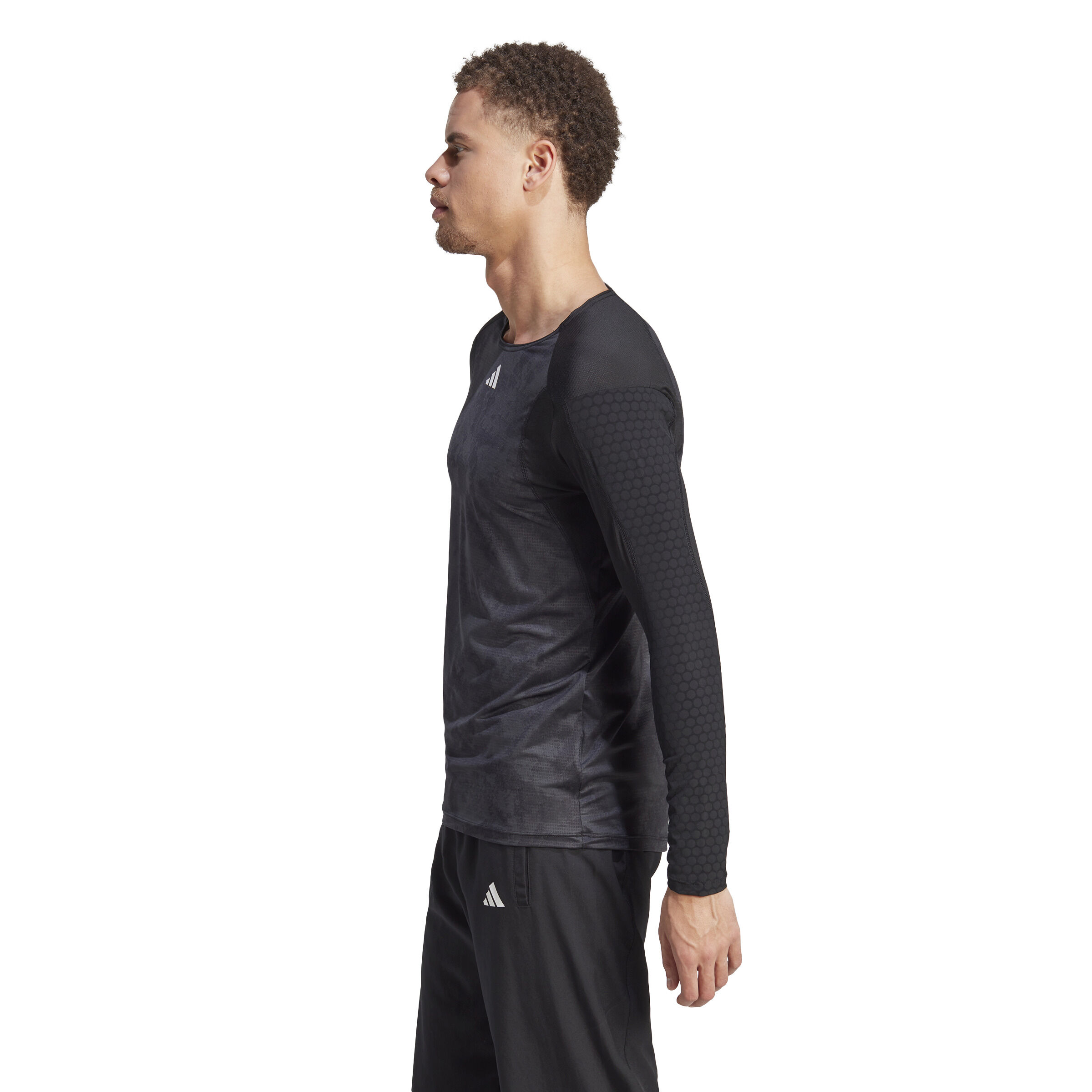 Paris Longsleeve Herren - Dunkelgrau, Schwarz
