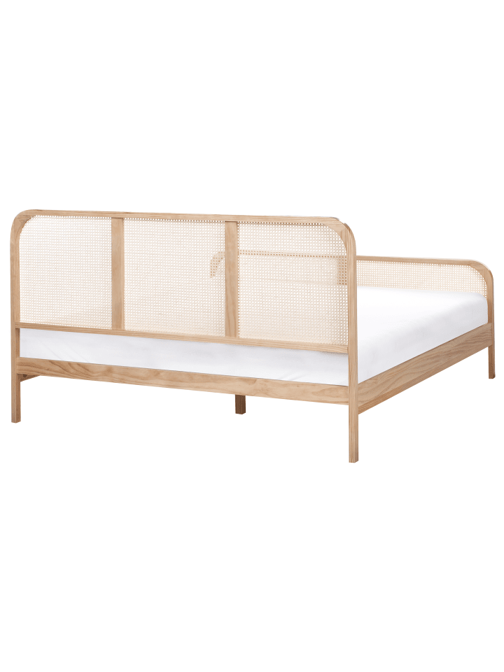 Beliani Doppelbett GONFARON in Braun - (W) 186 x (H) 108 x (L) 209 cm günstig kaufen onesize