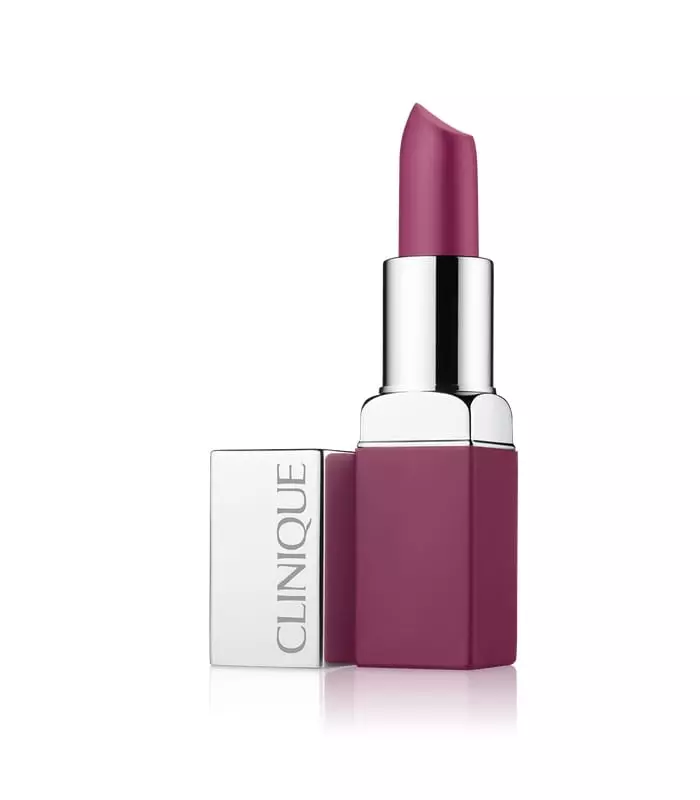 CLINIQUE POP MATTE Rouge Mat + Base 2 en 1