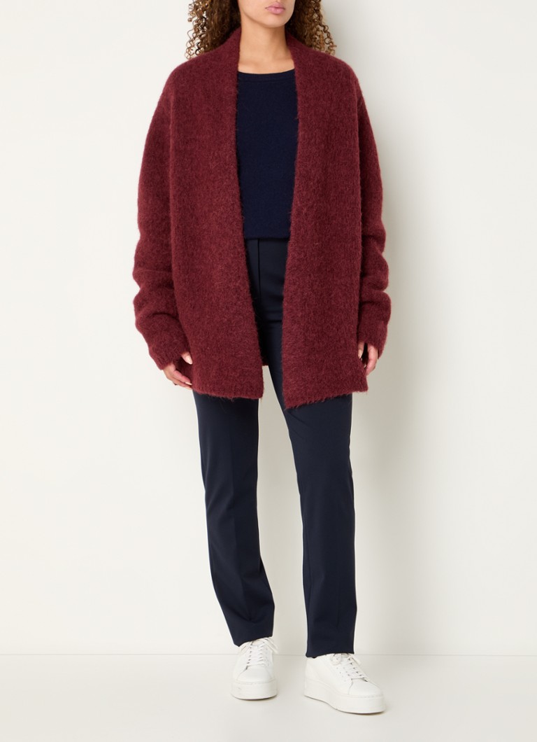 Bellamy Heike fine-knit open cardigan in alpaca wool blend