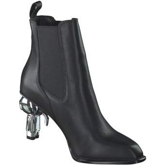 Karl Lagerfeld Ikon Heel Ankle Gore Boot in schwarz