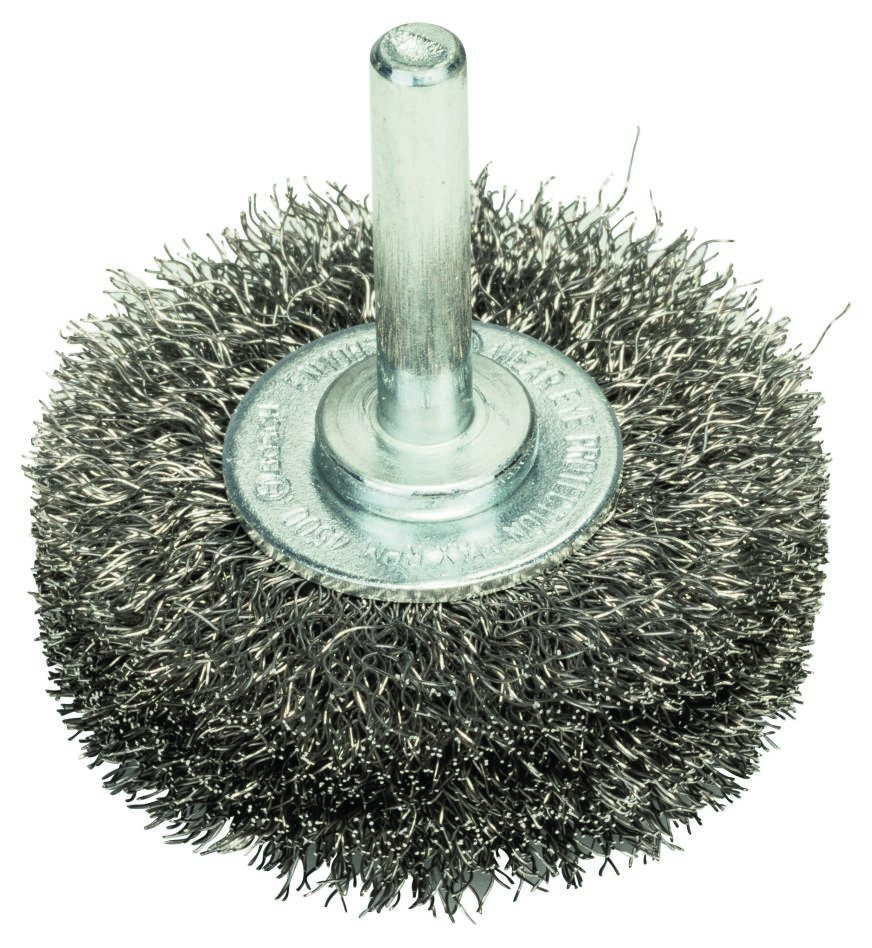 Bosch Blauw Accessoires 2608622120 Schijfborstel 50 mm gegolfd 6 mm schacht Roestvrij