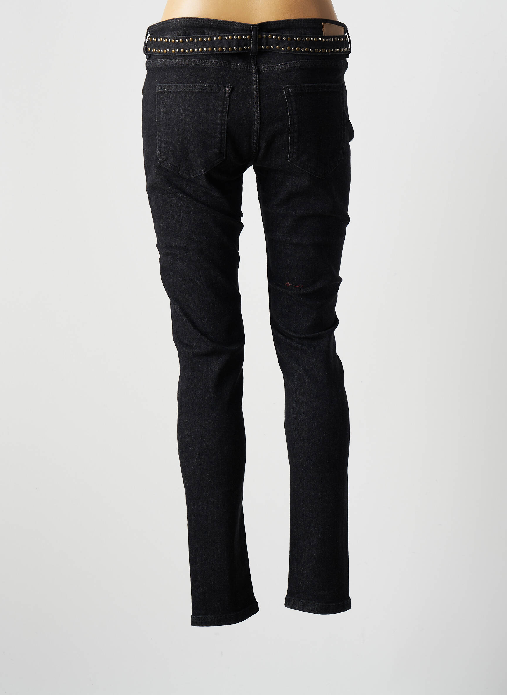 Le Petit Baigneur Jeans Skinny Femme couleur noir