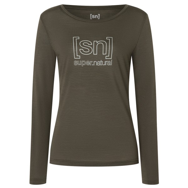 super.natural - Women's The Essential Logo L/S - Longsleeve