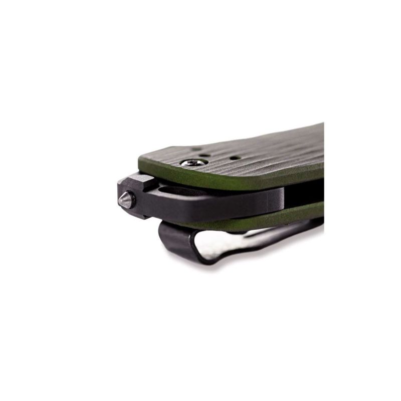 Benchmade Bailout 537SGY-1 Green Tanto Serrated