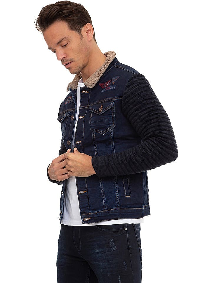 SIR RAYMOND TAILOR Jeansjacke in dunkelblau - festgestellte Gr. L günstig kaufen XXL