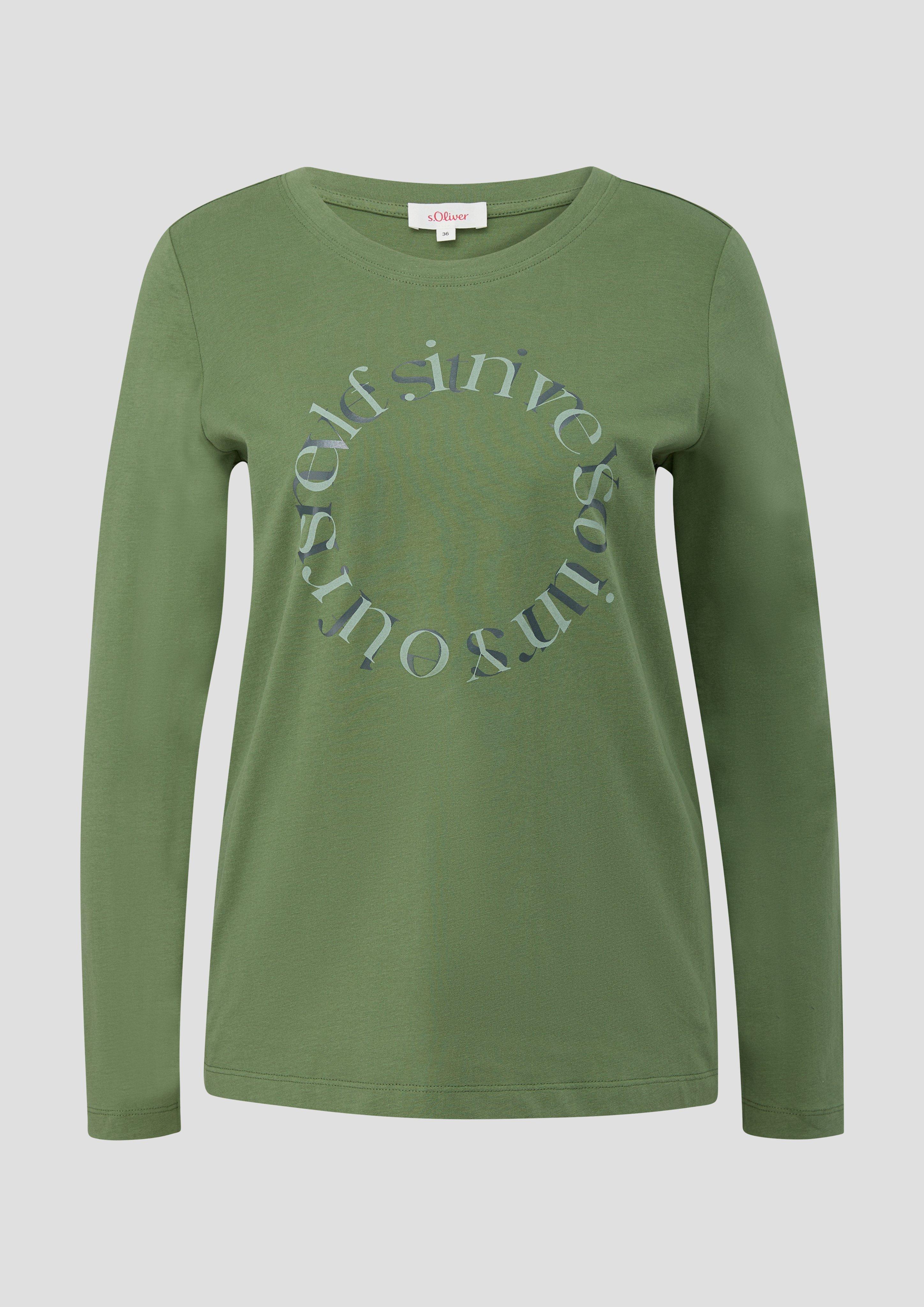 Longsleeve mit Statement-Print  2137221-78D0