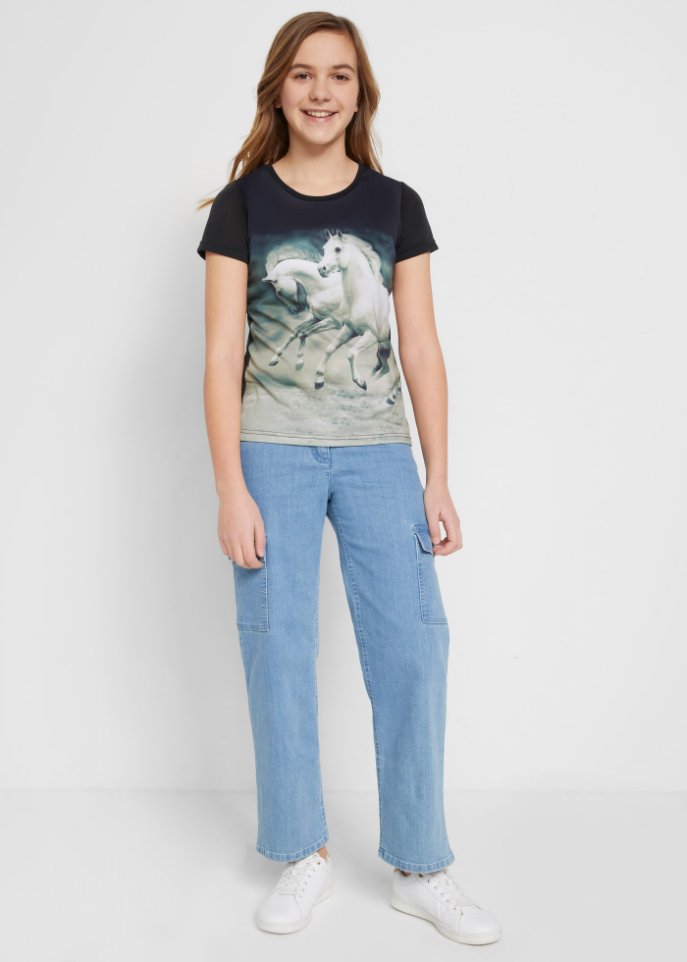 Mädchen T-Shirt mit Fotodruck