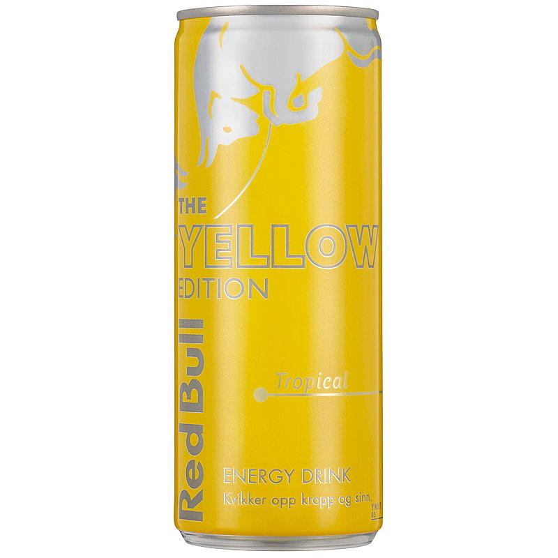 Red bull Red bull 250 ml Energi yellow