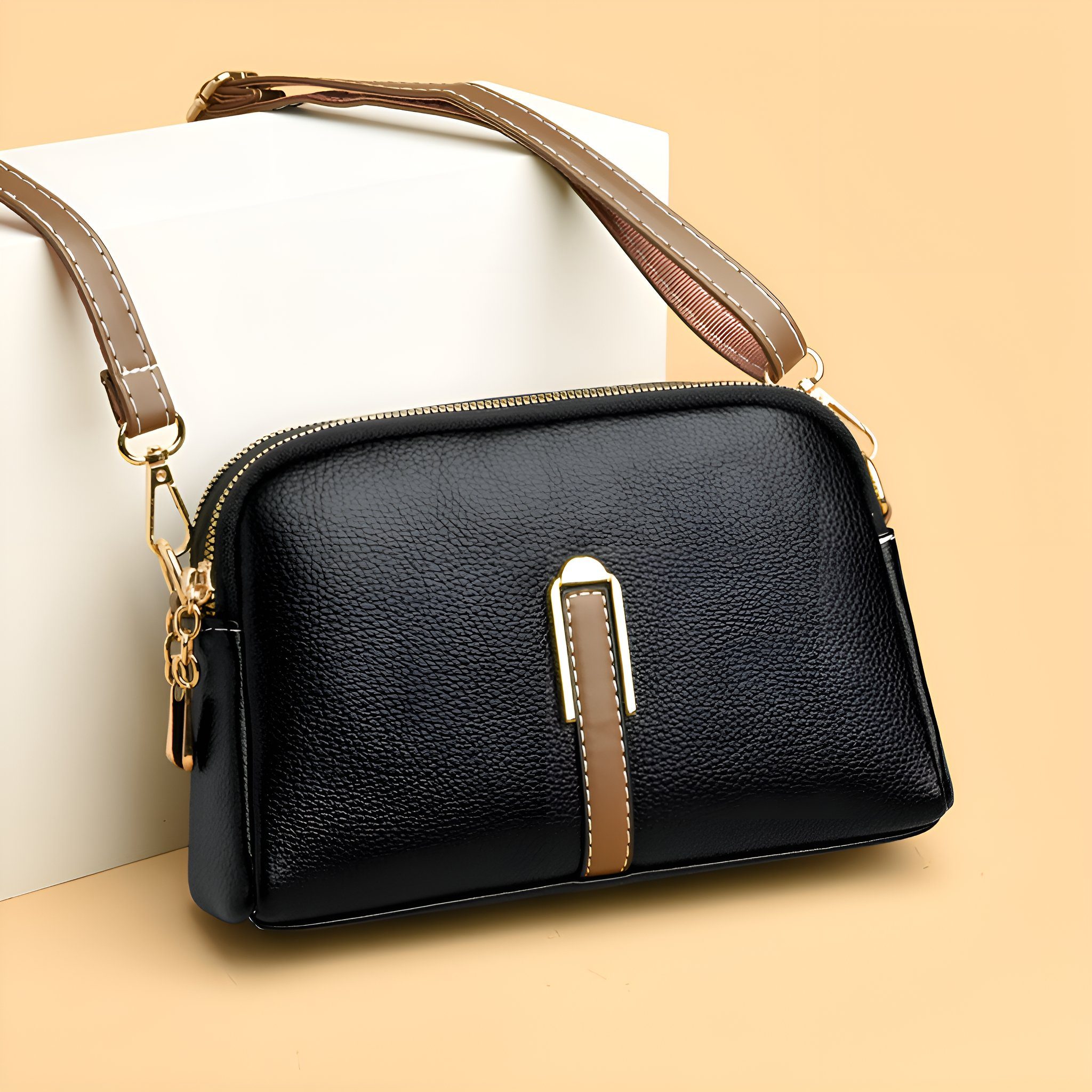 Suzakuin Schultertasche Exquisite Damen Umhängetasche - Stilvoll, Vielseitig und Hochwertig, Schultertasche