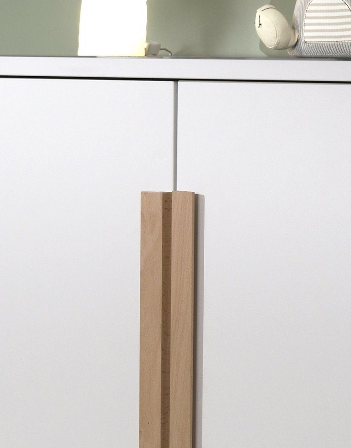 Vipack Kinderkleiderschrank London Wäscheschrank, mit Melamin-Oberfläche und Soft-Close