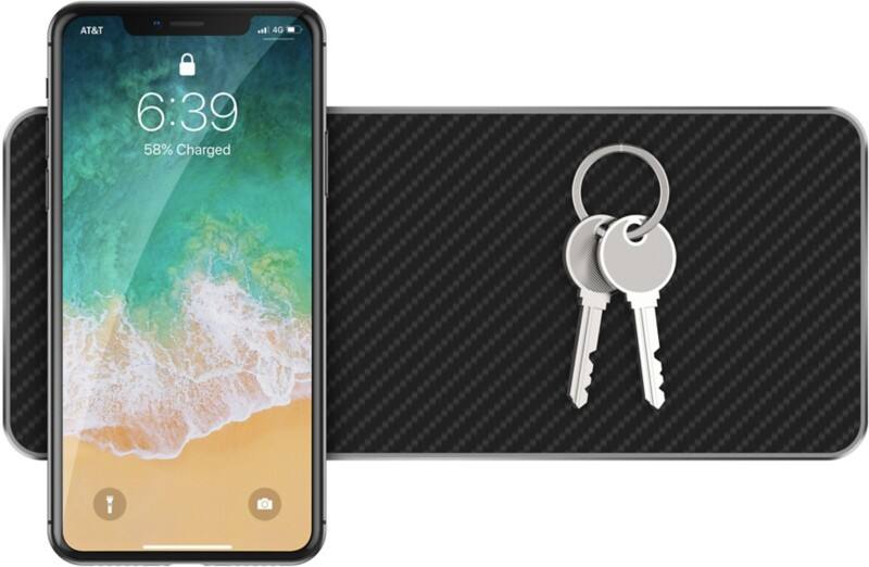 XLayer Magnetisches Wireless Charging Schlüsselboard mit induktiver Ladefläche 217397 Schwarz