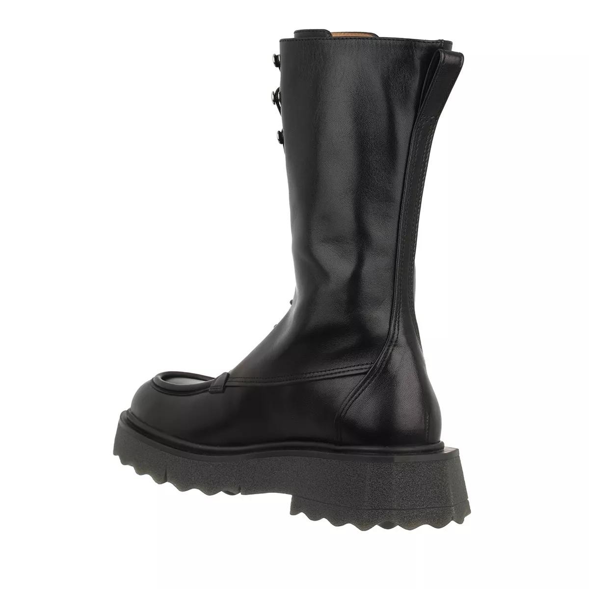 OFF-WHITE Stiefeletten schwarz Schnürstiefel