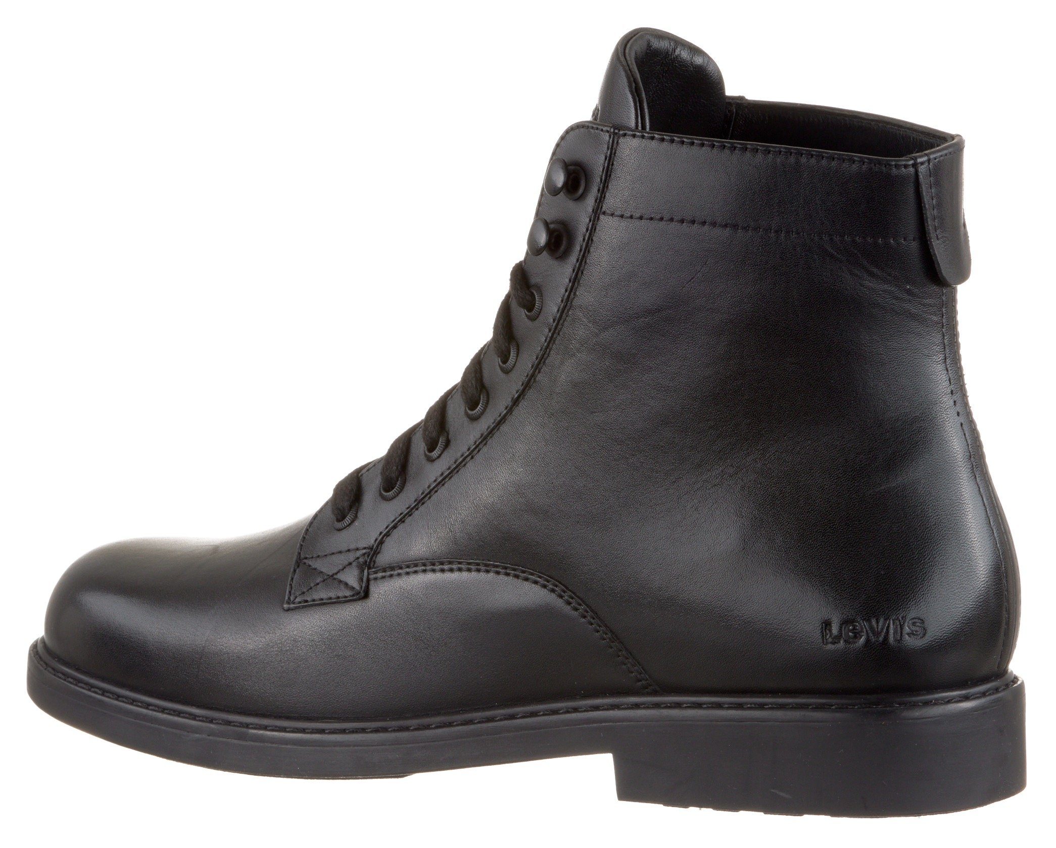 Levi's® AMOS Schnürstiefelette mit Logoprägung an der Ferse