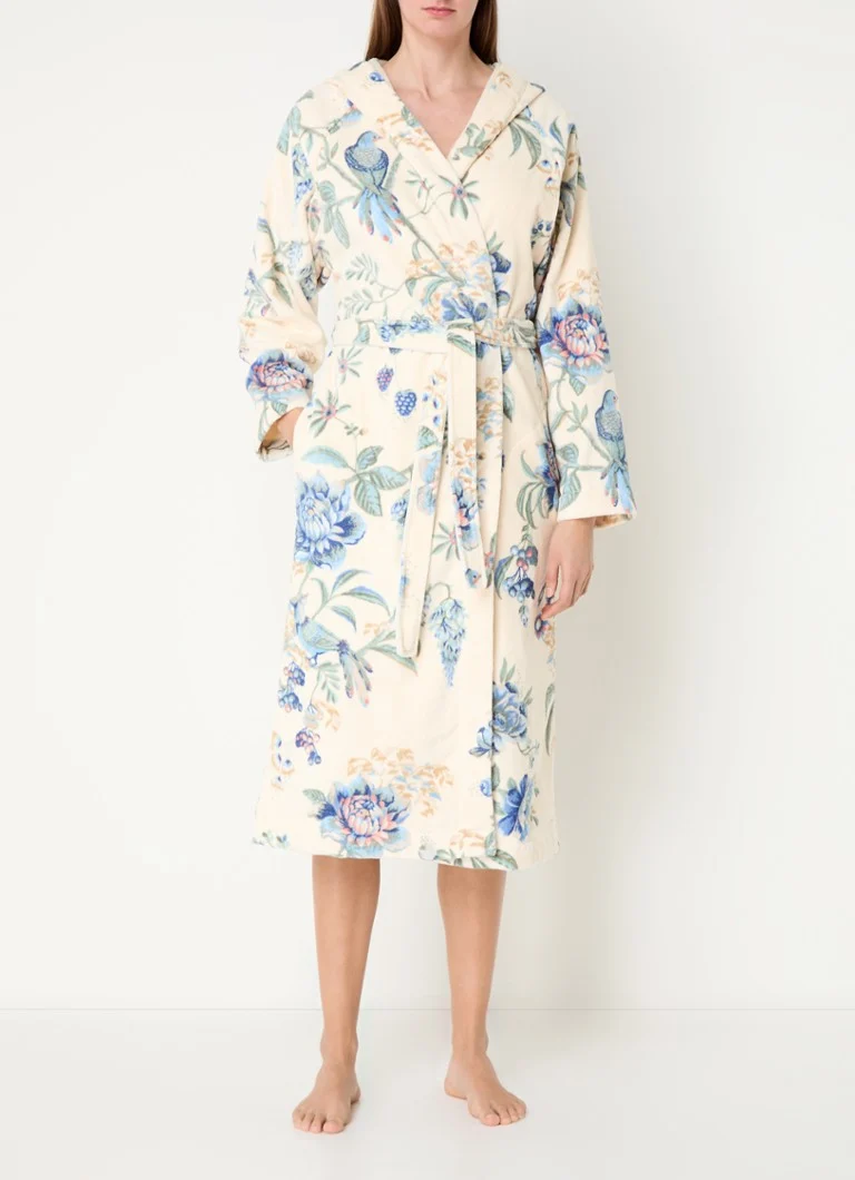 Pip Studio Secret Garden bathrobe with floral print