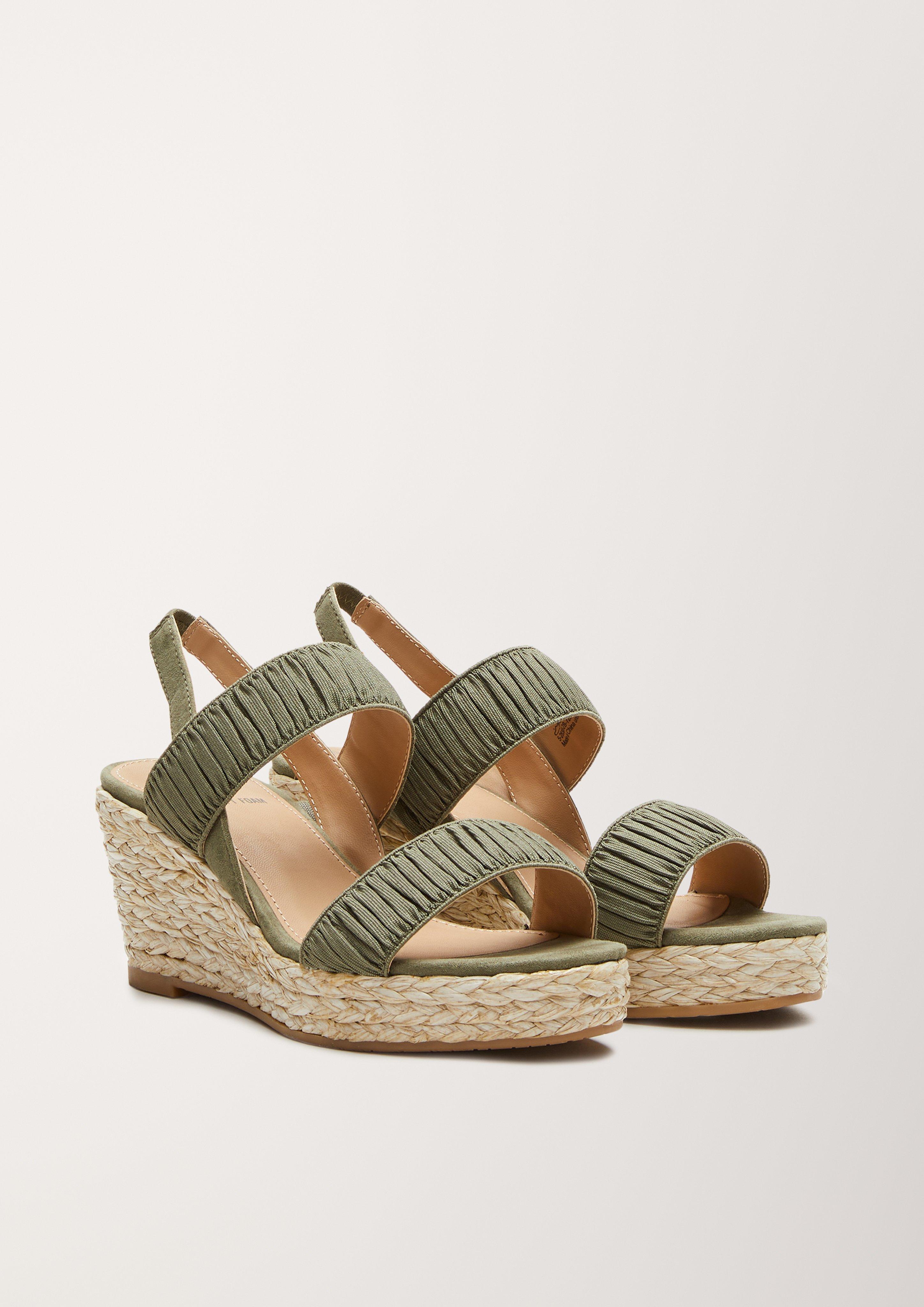 Wedges mit Raffung  6005723-728