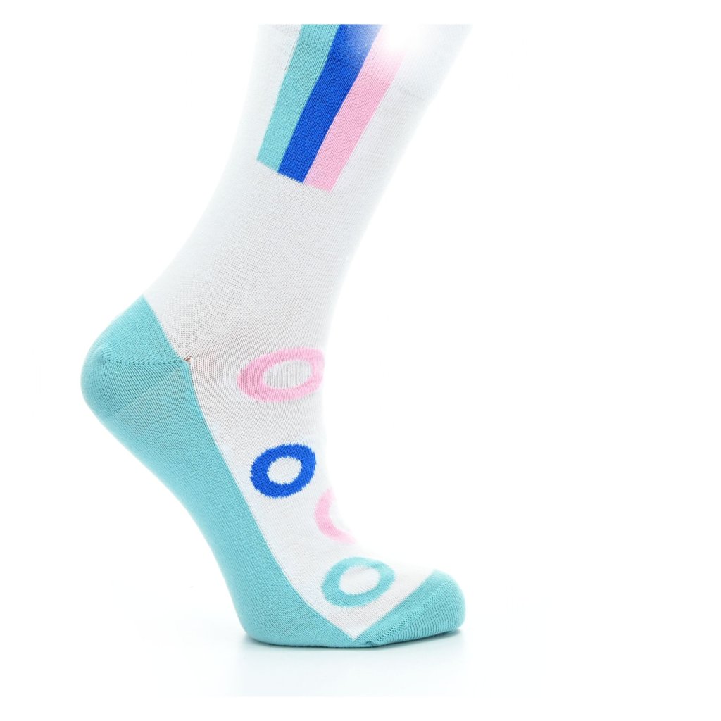 Footic Geometry Kids Barfußsocken, 2 Paare