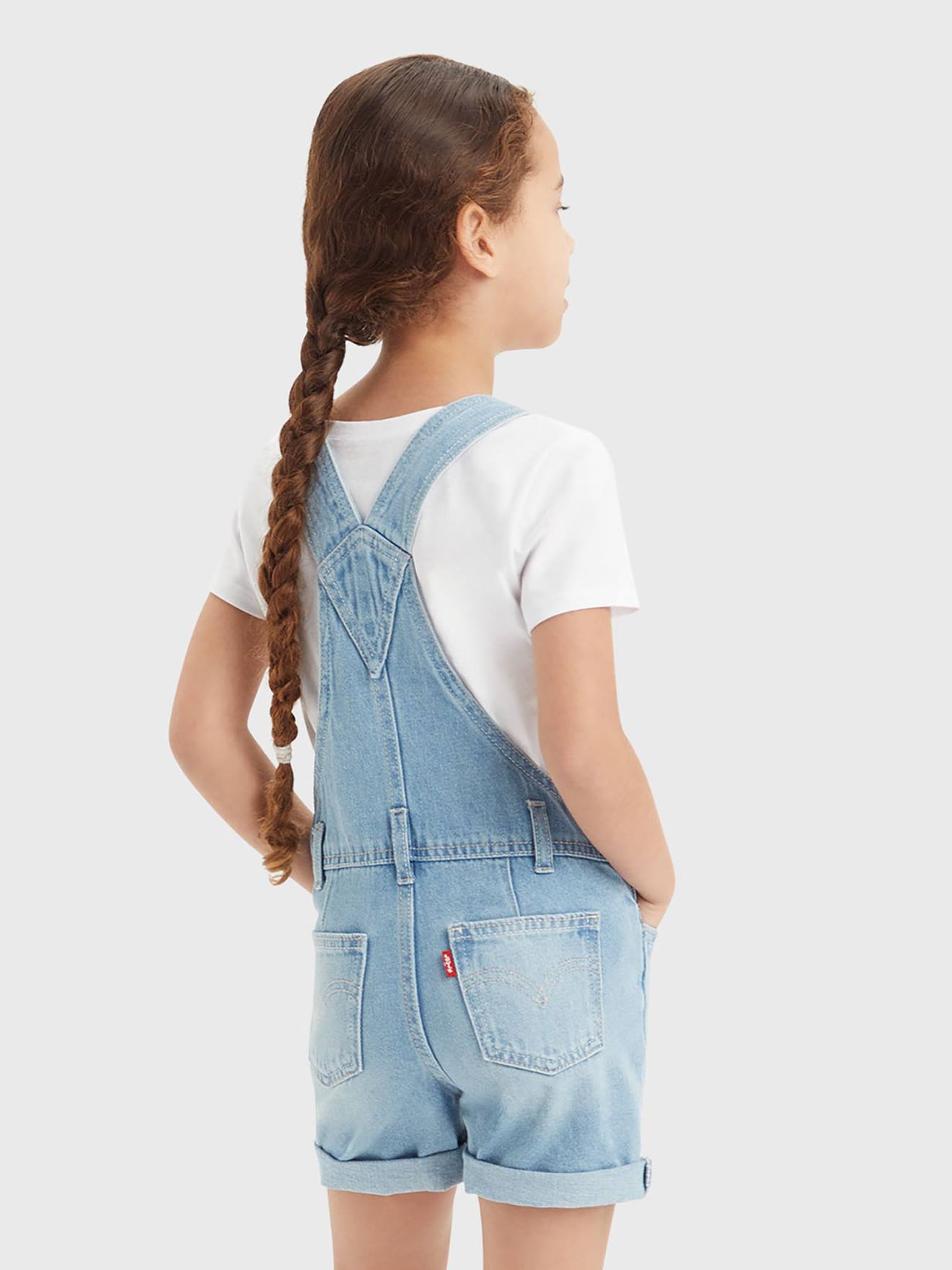 Levis Mädchen Latzshorts Levi's - blue stone