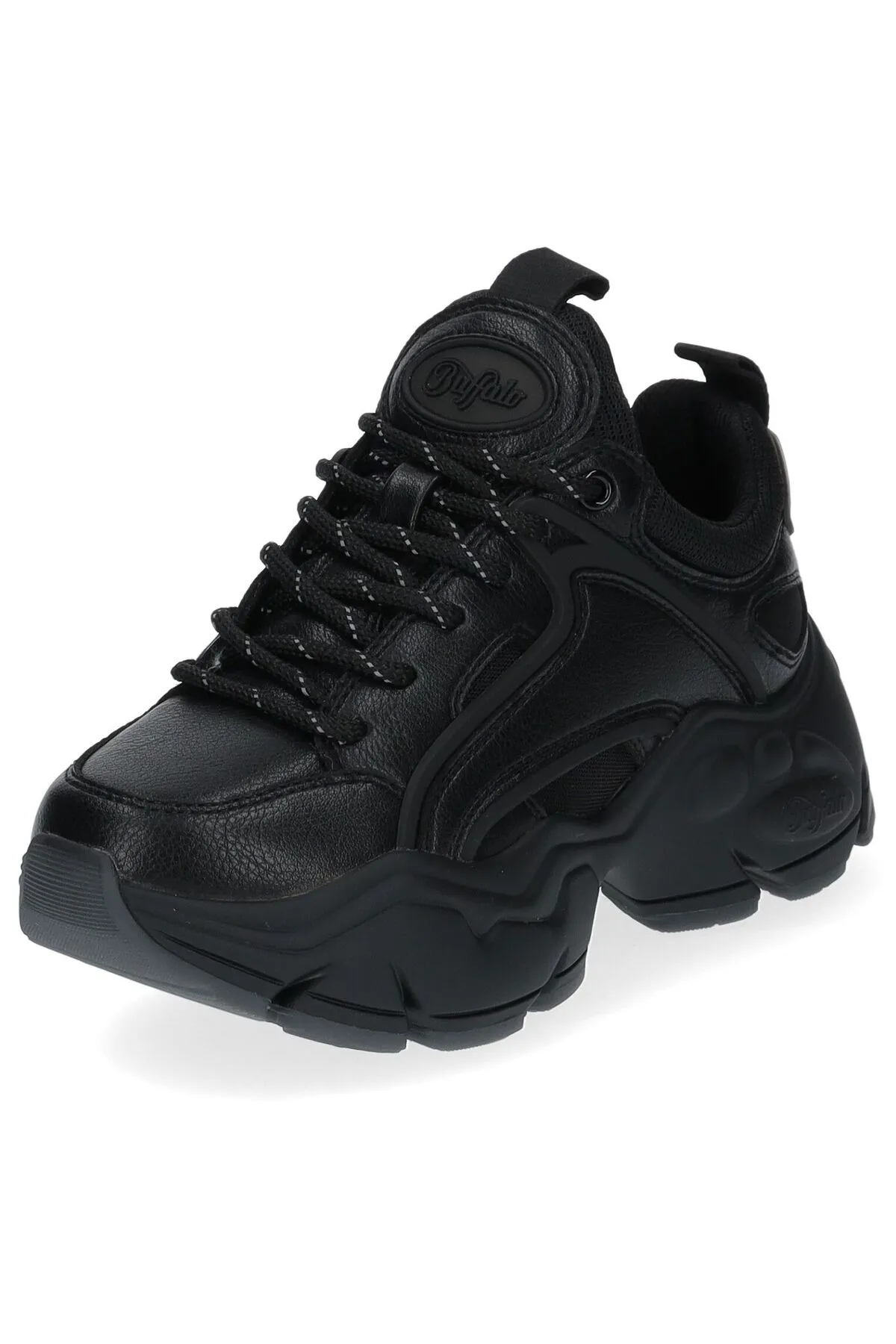 Buffalo  Sneaker - Schwarz - Blockabsatz