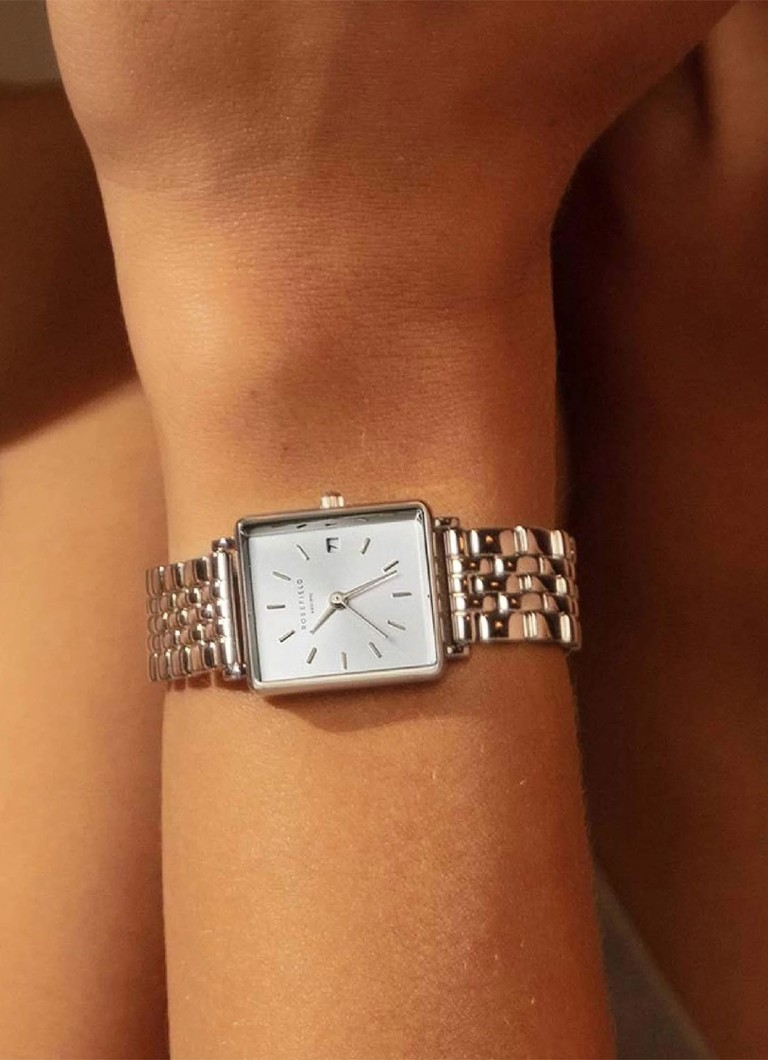 Rosefield The Mini Boxy watch QMWSS-Q020