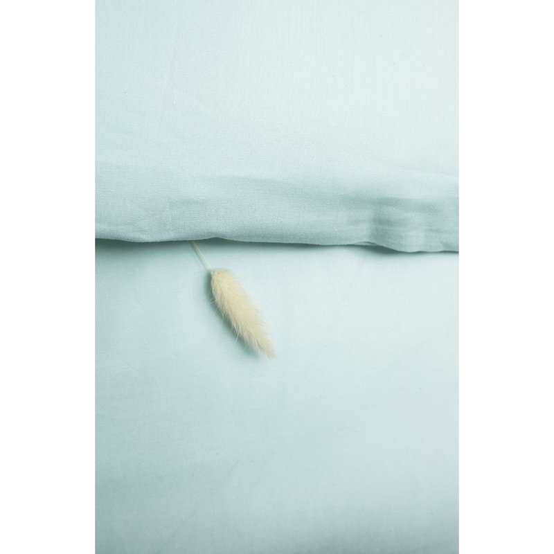 Housse de couette unie en Coton Bio pour lit 1 personne