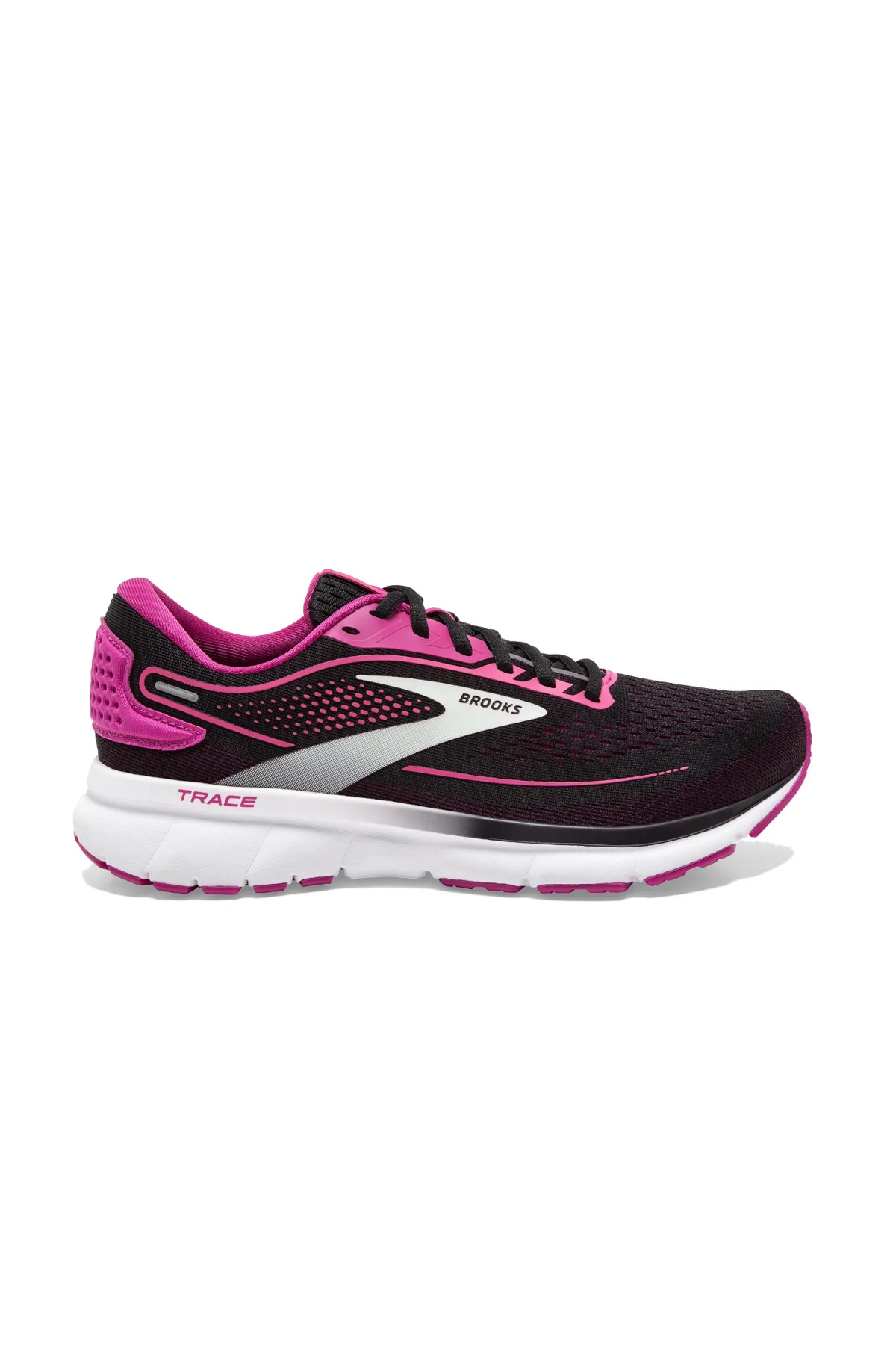 Brooks  Schwarz/Festival Fuchsia/Pink Flambe Lauf- und Trainingsschuhe für Damen/Mädchen