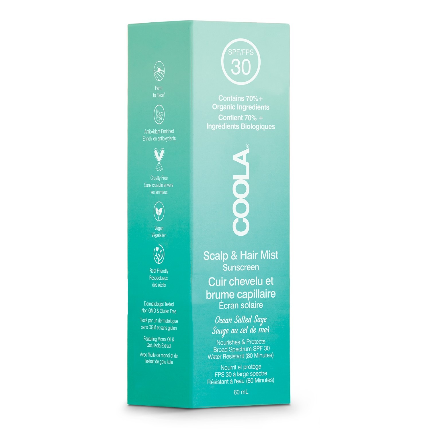 SPF 30 ORGANIC SCALP & HAIR MIST