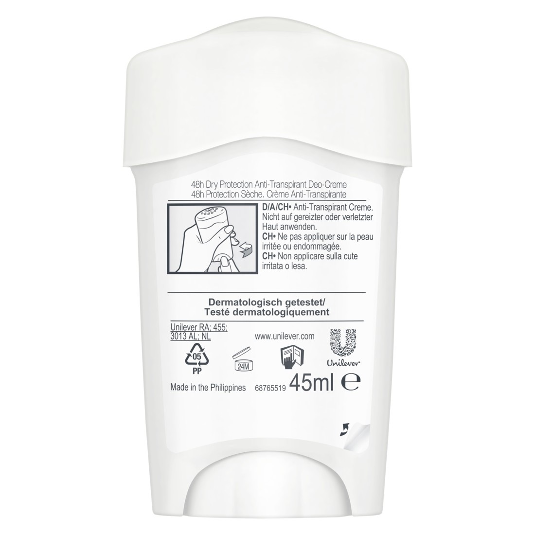 Anti-Transpirant Cremestick Maximum Protection Confidence
