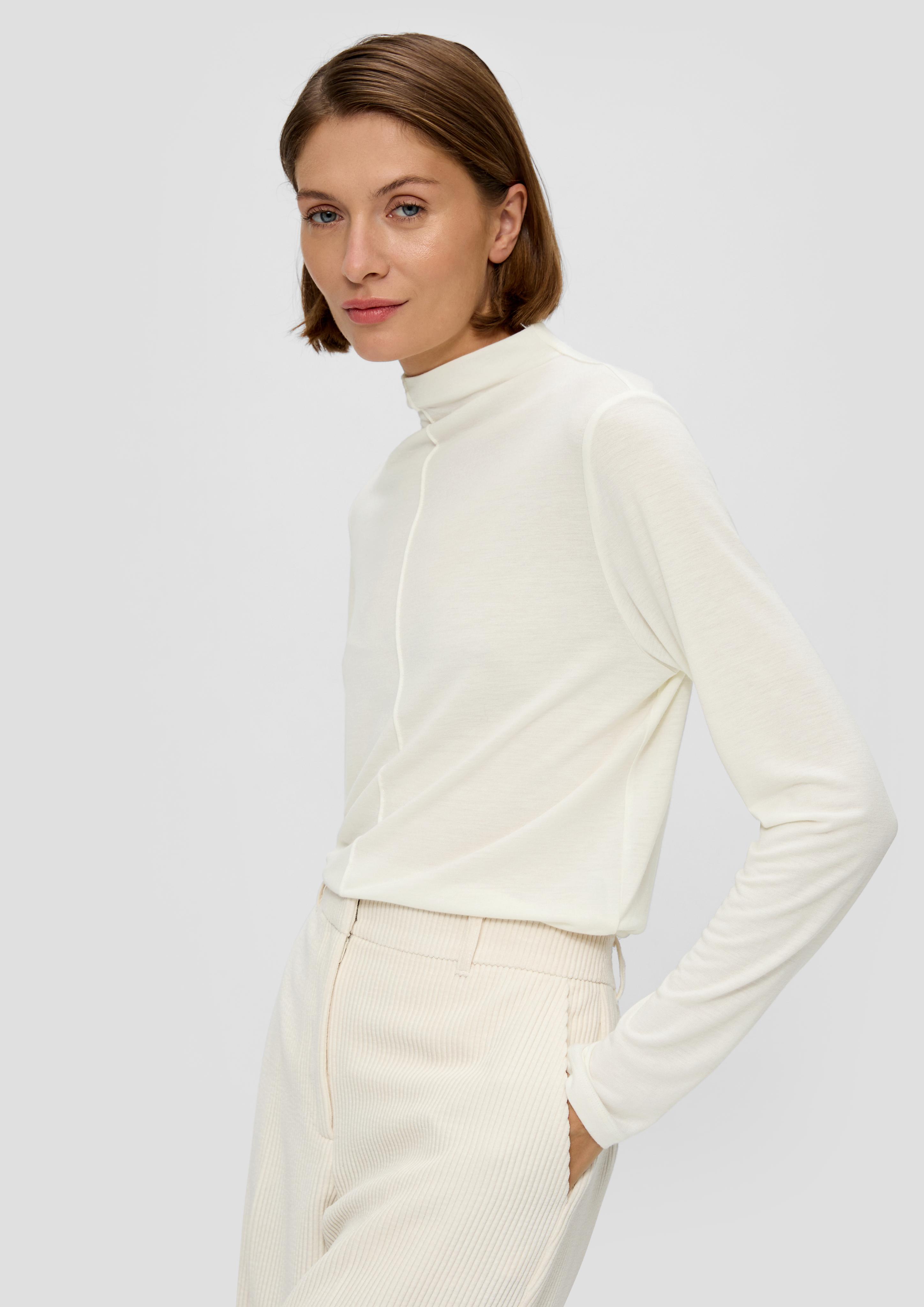 Longsleeve aus Viskose-Wollmix  2132747-0700