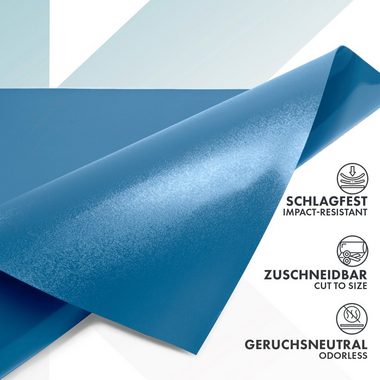 Kubus Bodenschutzmatte Bodenschutzmatte für Hartböden Kim, Individueller Zuschnitt, In vielen Farben & Größen