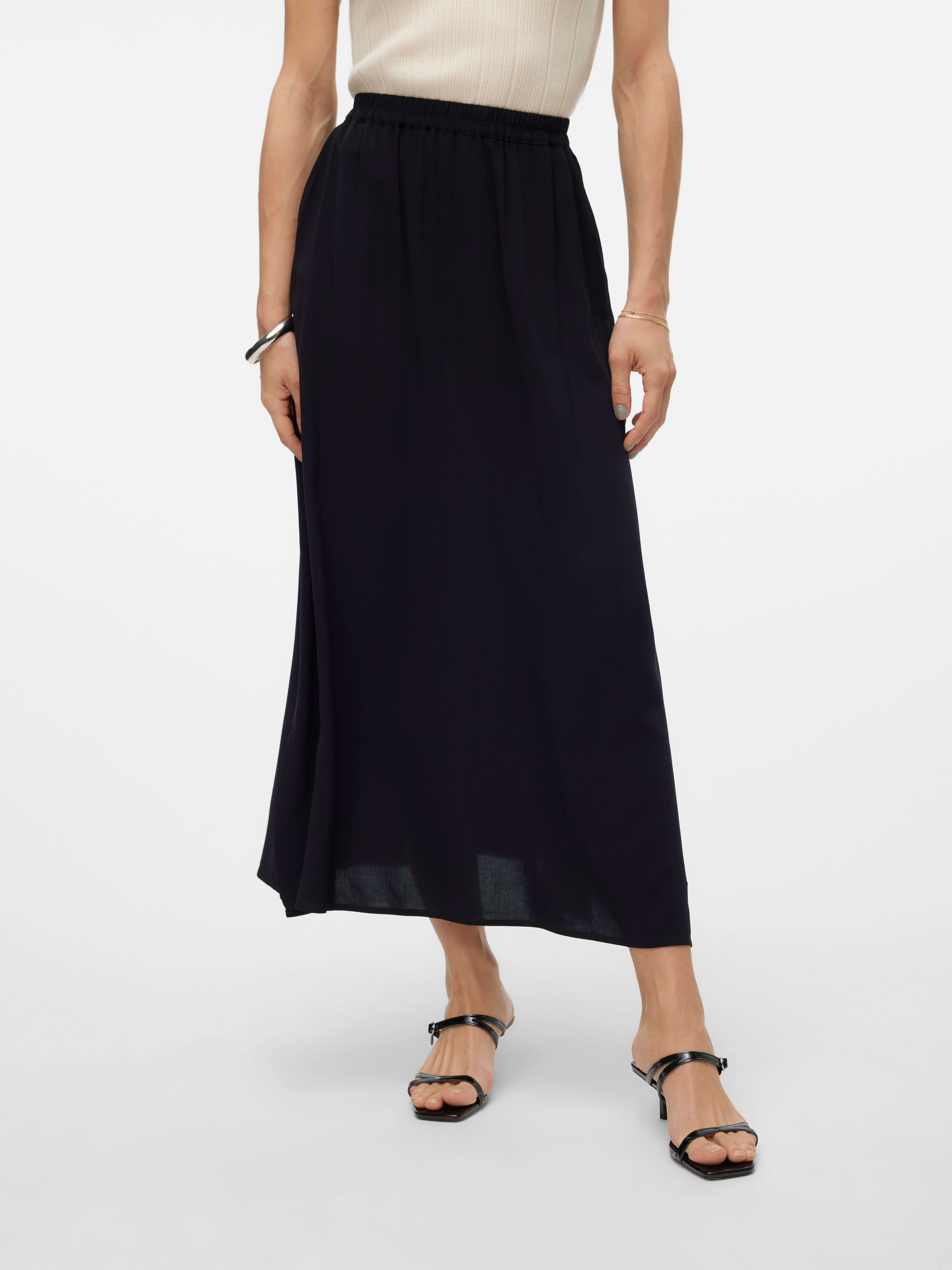 VMEASY Hohe Taille Langer Rock