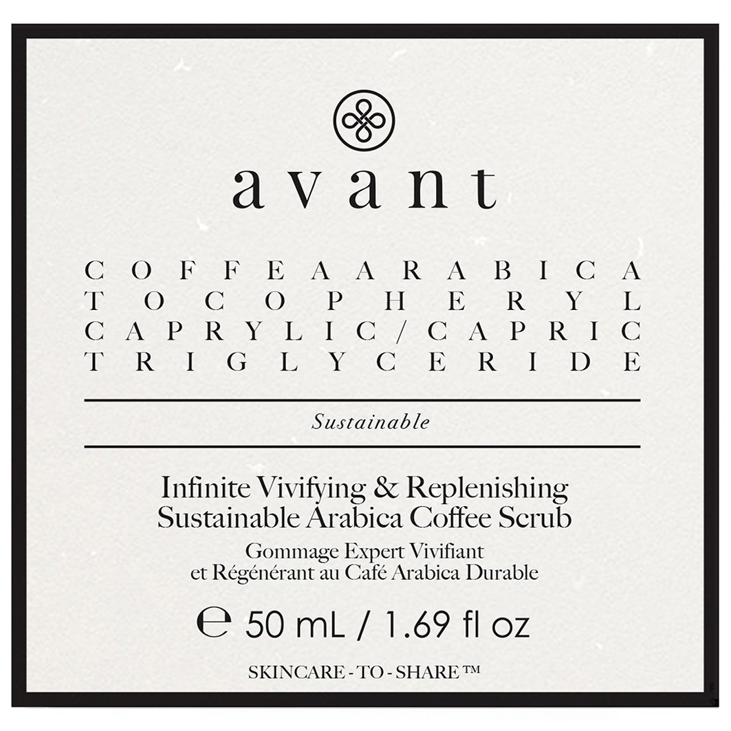 Avant Skincare Expert Scrub Forfriskende og Regenererende med Bæredygtig Arabica Kaffe