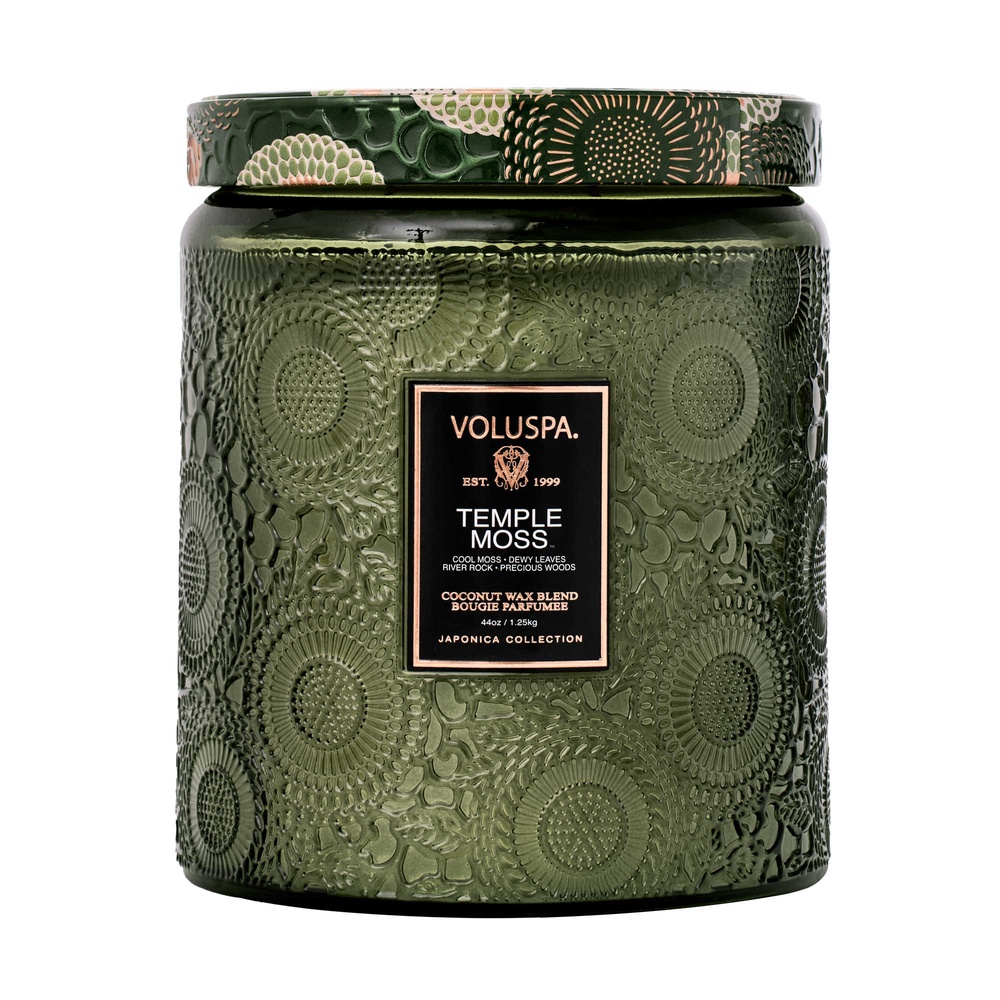 voluspa Temple Moss Luxe Jar BOUGIE