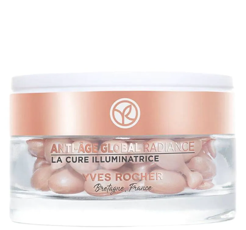 Yves Rocher Αντιγηραντική Θεραπεία Προσώπου με Φωτισμό σε Κάψουλες
