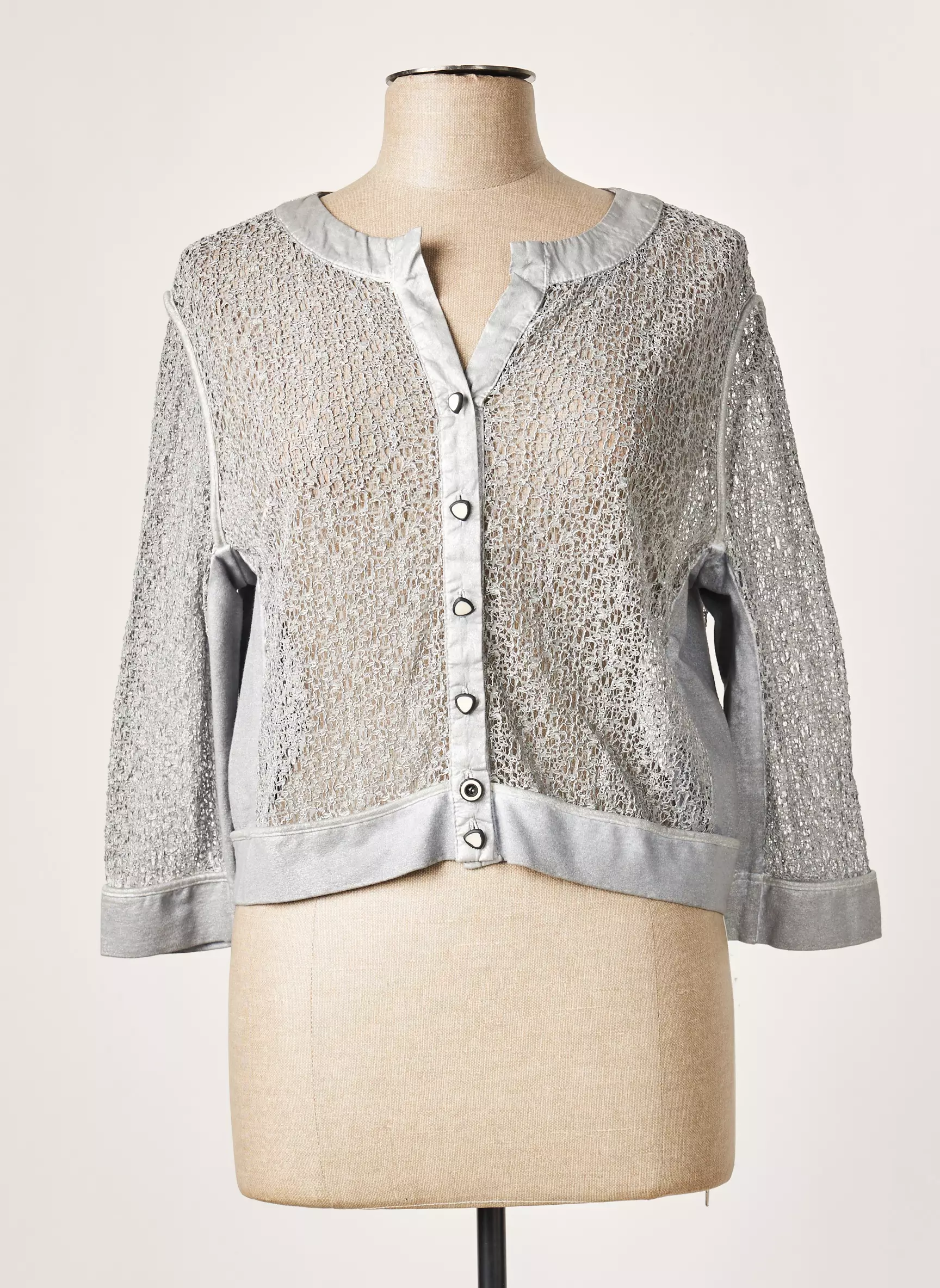 Daniela Dallavalle Vestesimilicuir Femme couleur gris