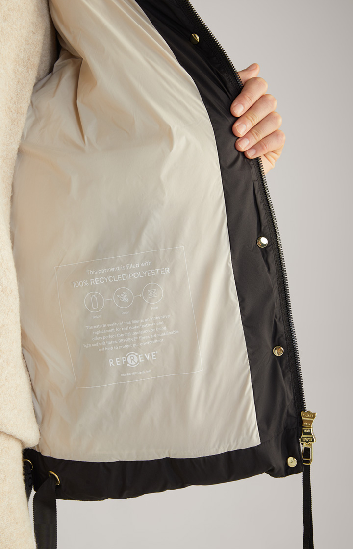 Steppjacke in Schwarz