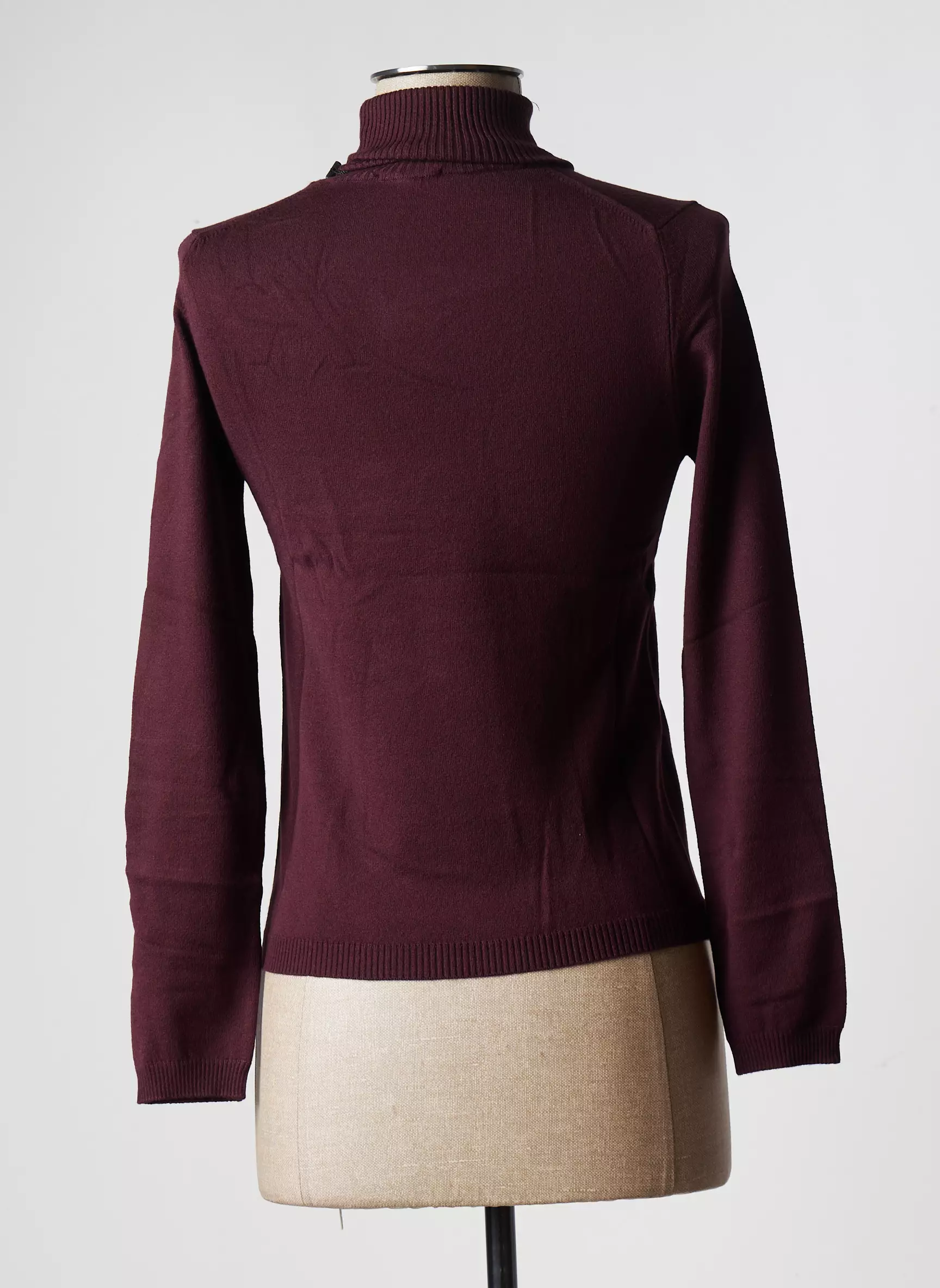 Stefan Green Cols Roules Femme couleur rouge