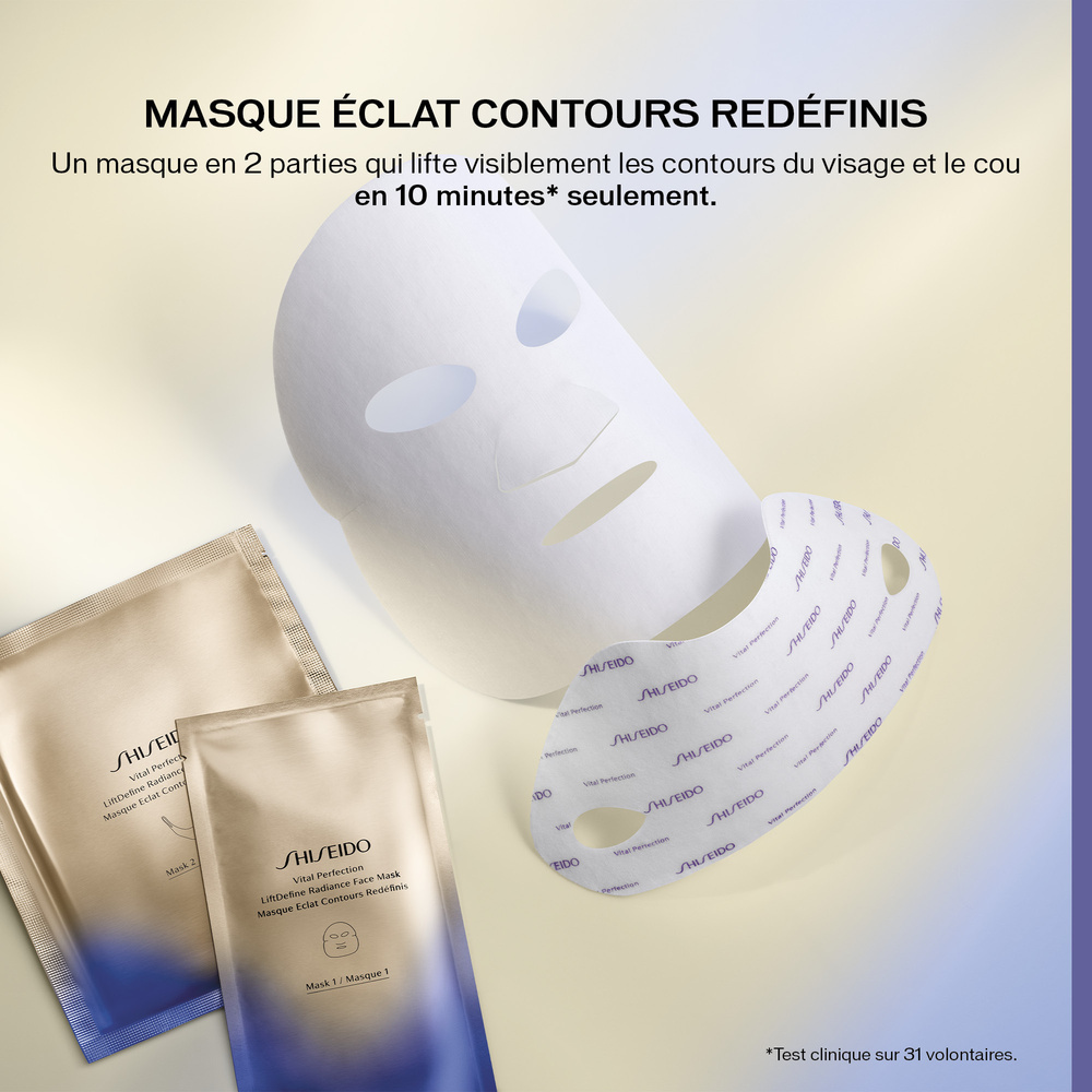 Shiseido VITAL PERFECTION MASQUE ECLAT CONTOURS REDEFINIS