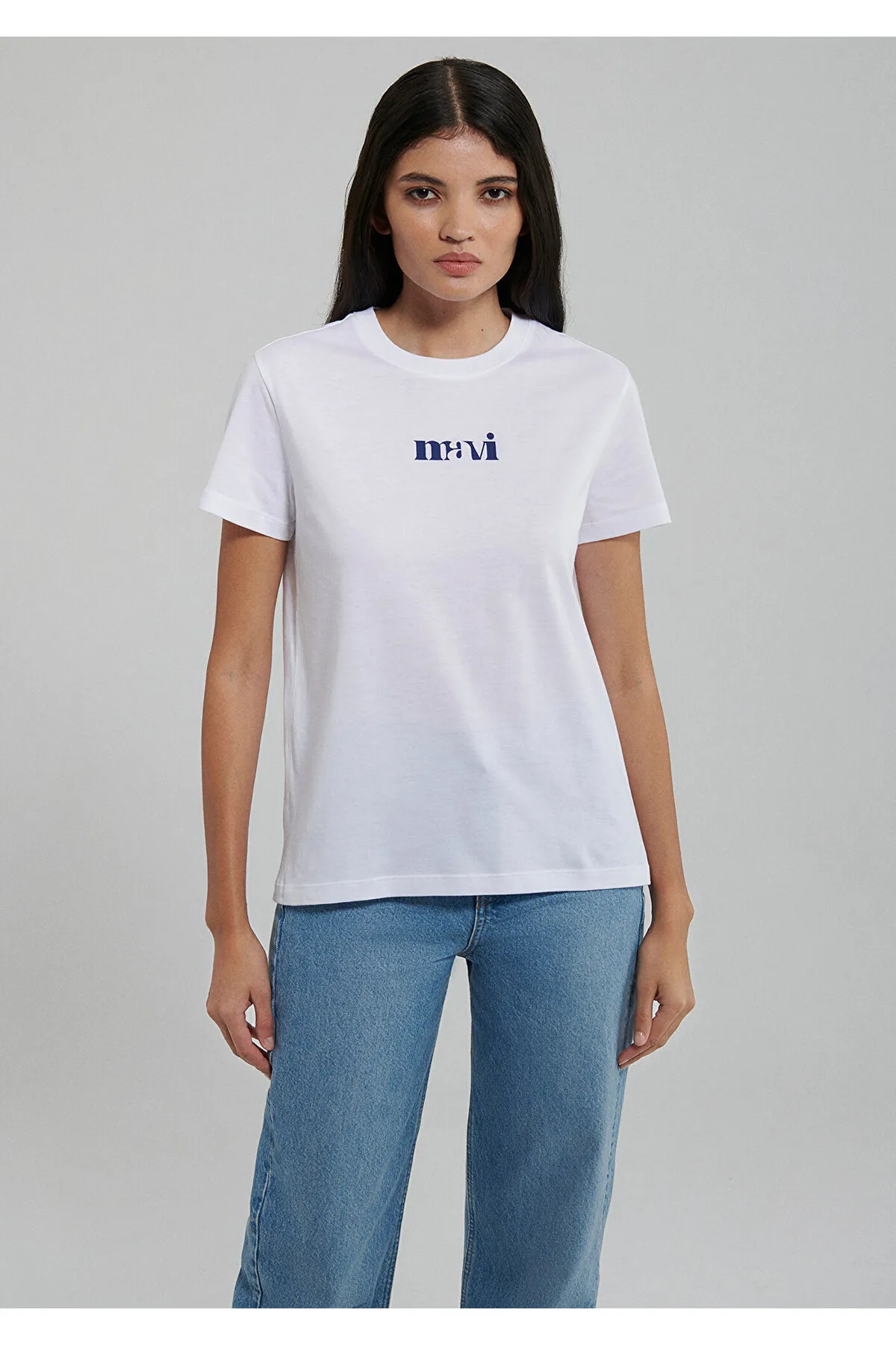 Mavi  Bedrucktes weißes T-Shirt Regular Fit / Regular Fit1612241-620