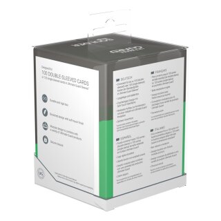 Ultimate Guard Boulder Deck Case 100+ Synergy Schwarz/Grün
