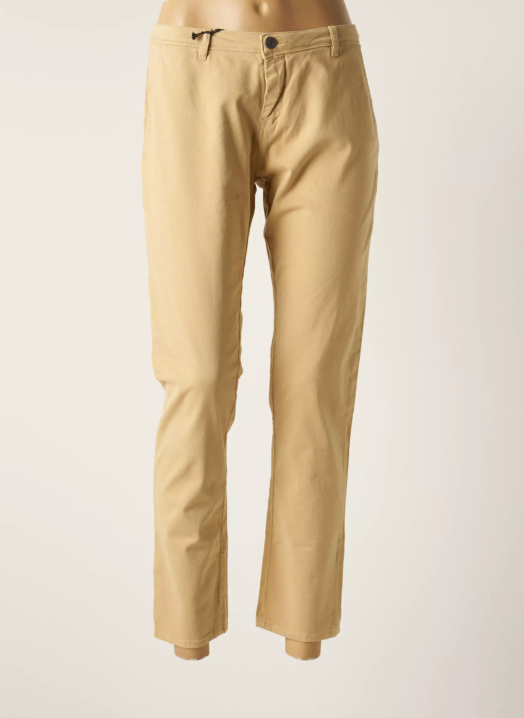 School Rag Pantalons Chino Femme couleur beige