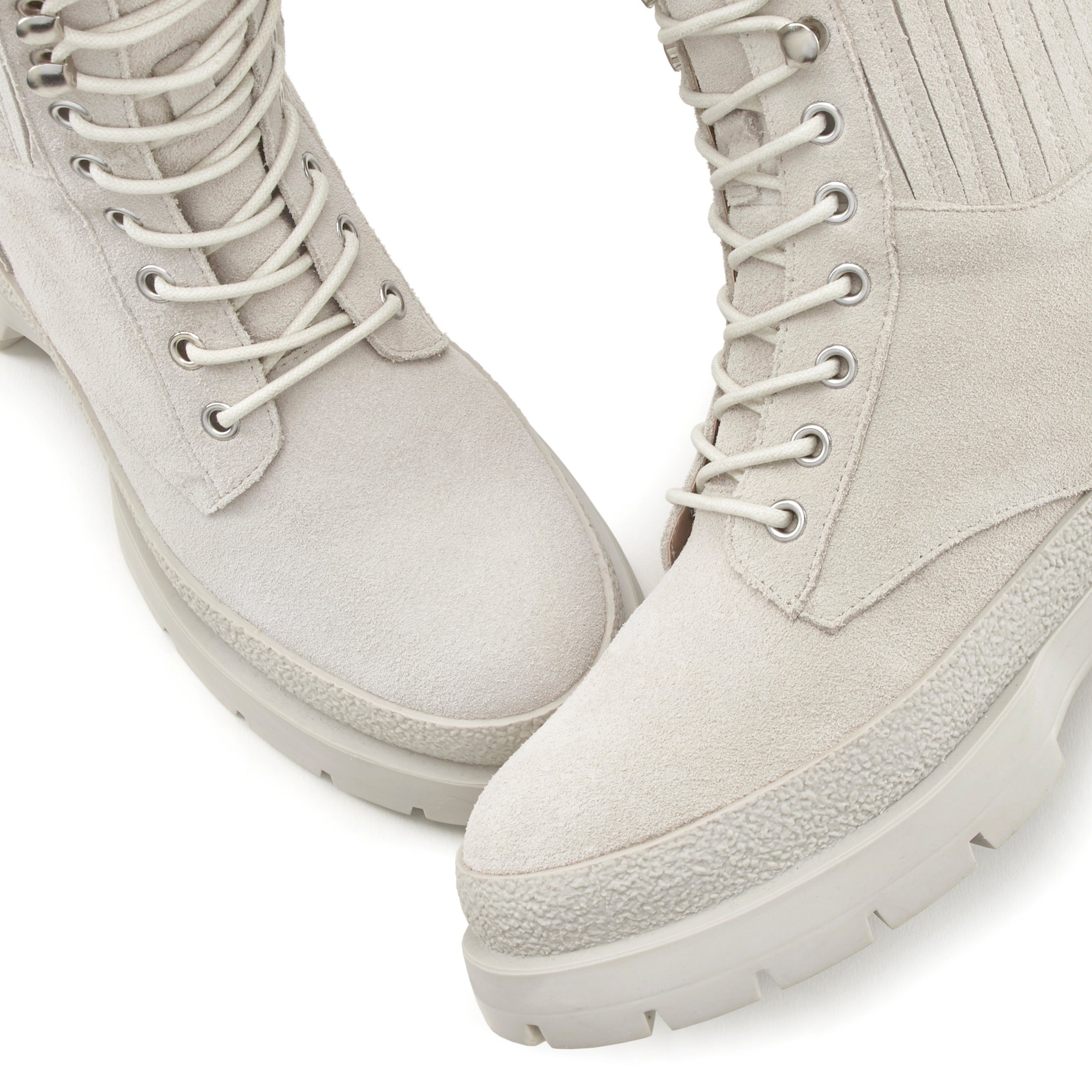 LASCANA Stiefelette, Ankle Boots zum Schnüren aus Leder