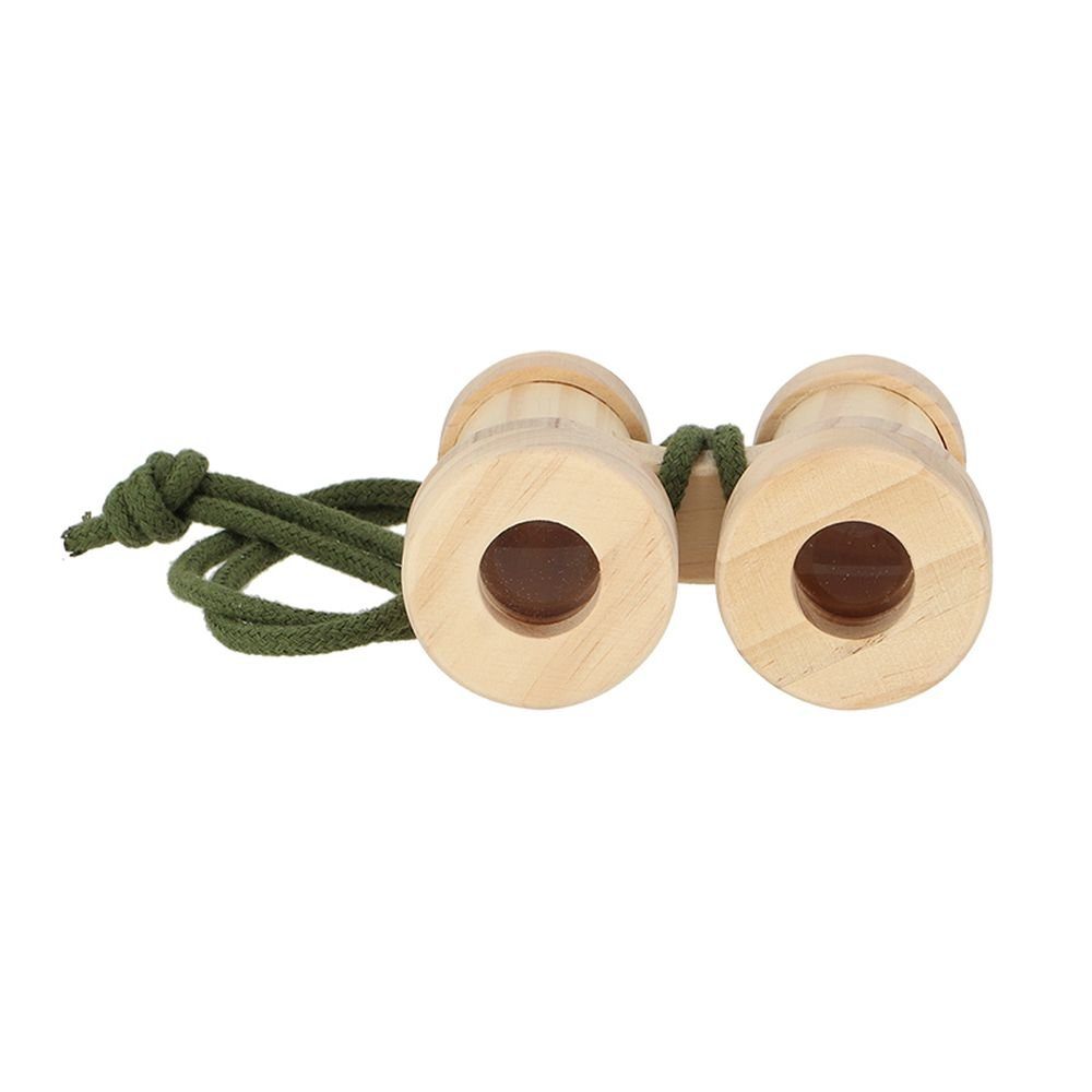 Rivanto Fernglas (Kinder Fernglas aus Kiefernholz mit Tragelasche)