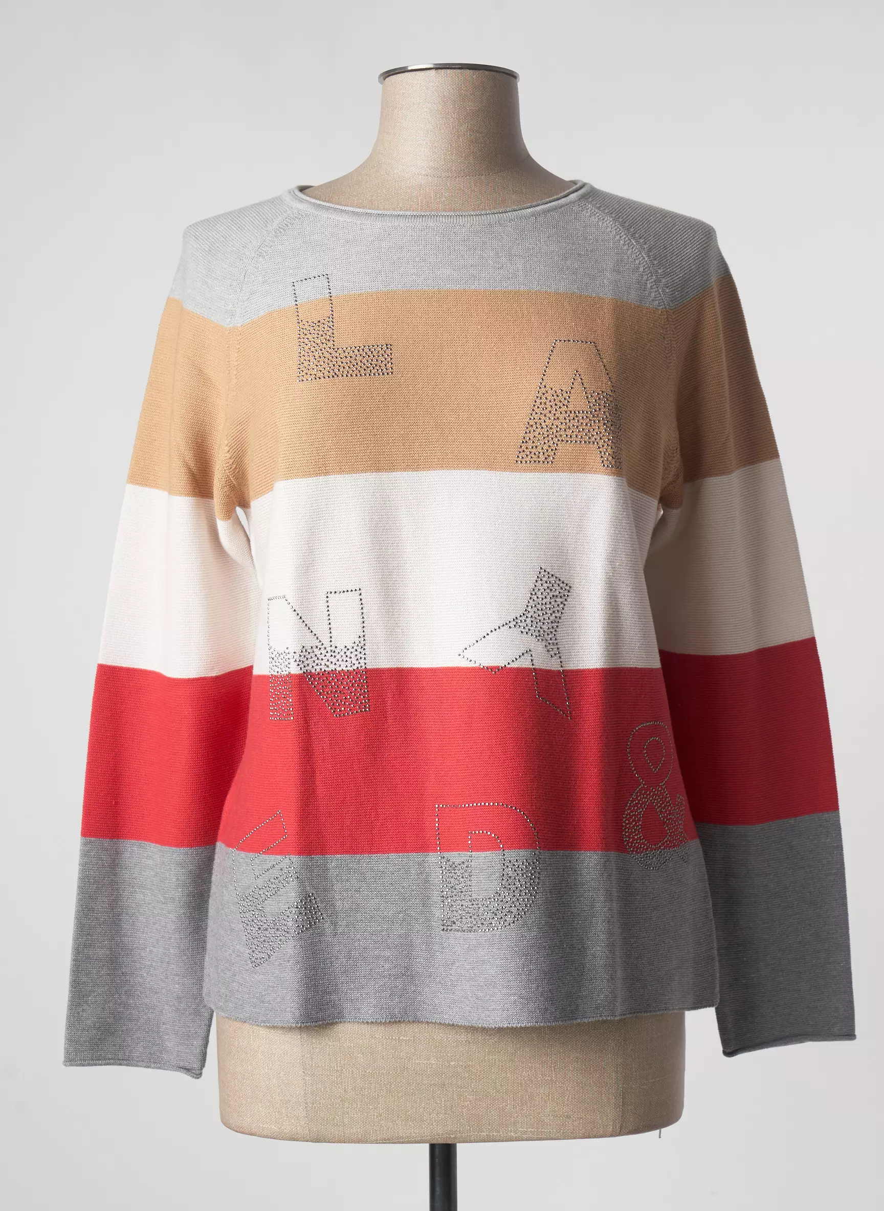 Thomas Rabe Pulls Femme couleur gris
