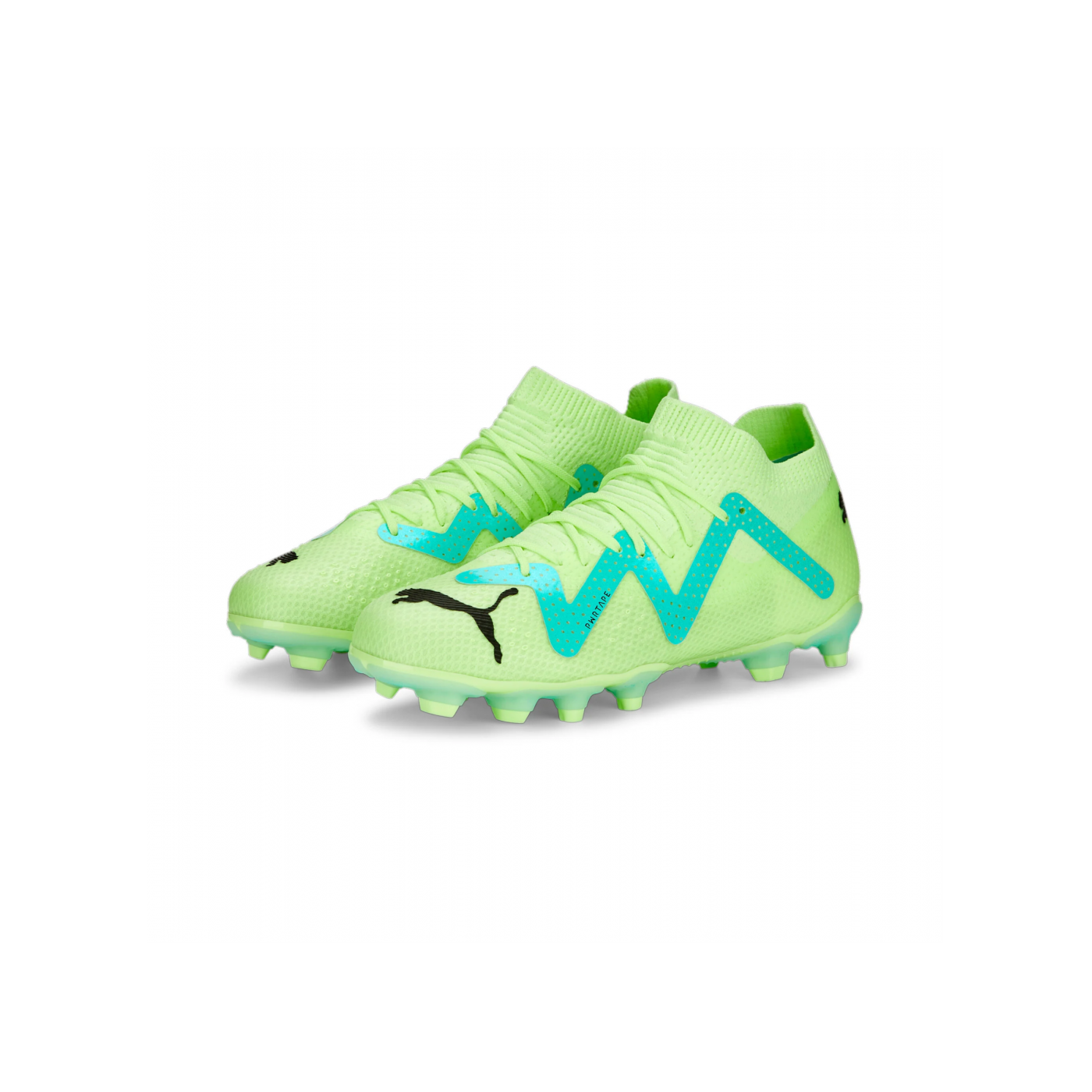 PUMA FUTURE Pro FG/AG Pursuit Jr Kids Gelb Grün Türkis F03
