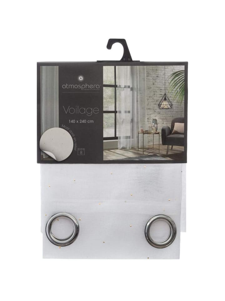 Atmosphera Créateur d'intérieur Gardine in weiß günstig kaufen onesize
